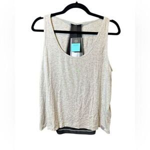 NWT FourLaps Women’s Athletic Surge Tank Heather Gray - Size Small